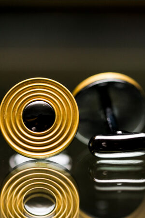 RING BLACK CUFFLINK