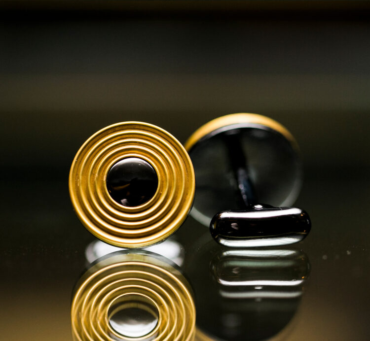 RING BLACK CUFFLINK