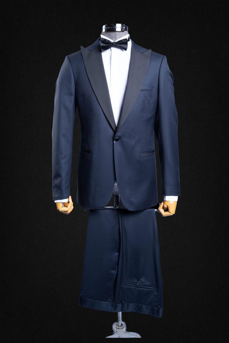 DARK BLUE TUXEDO SUIT