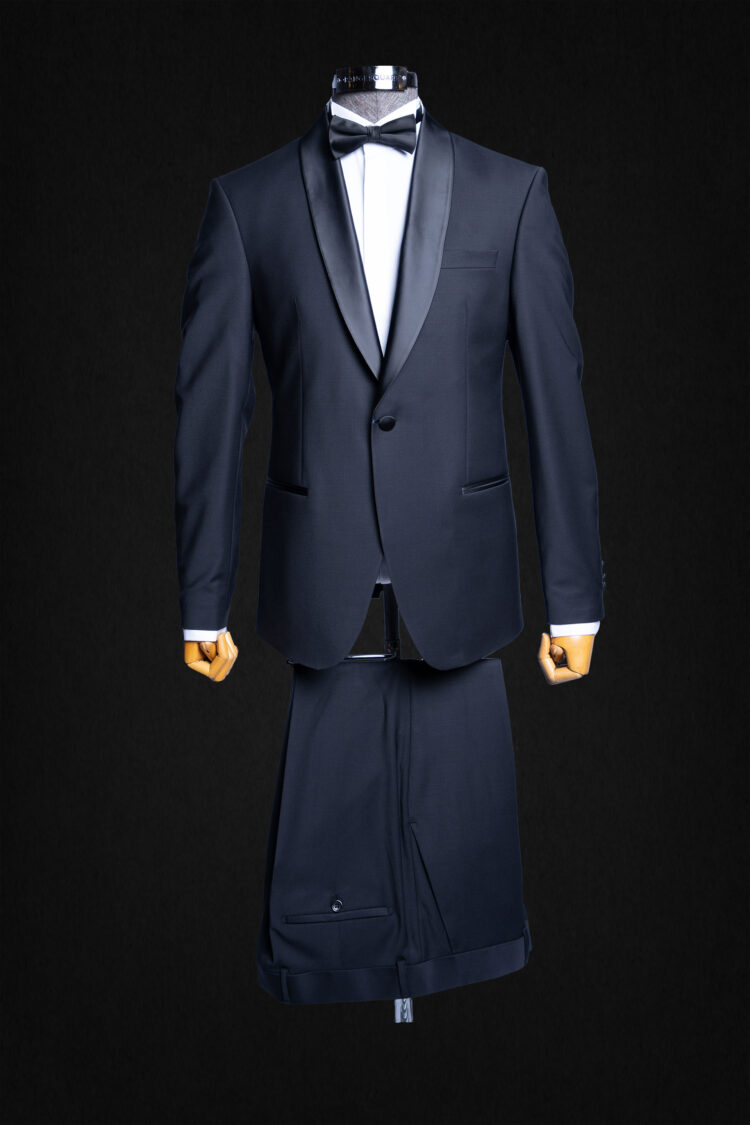 DARK BLUE TUXEDO SUIT