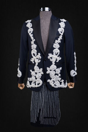 DARK BLUE FASHION SUIT