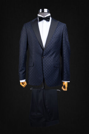 DARK BLUE TUXEDO SUIT