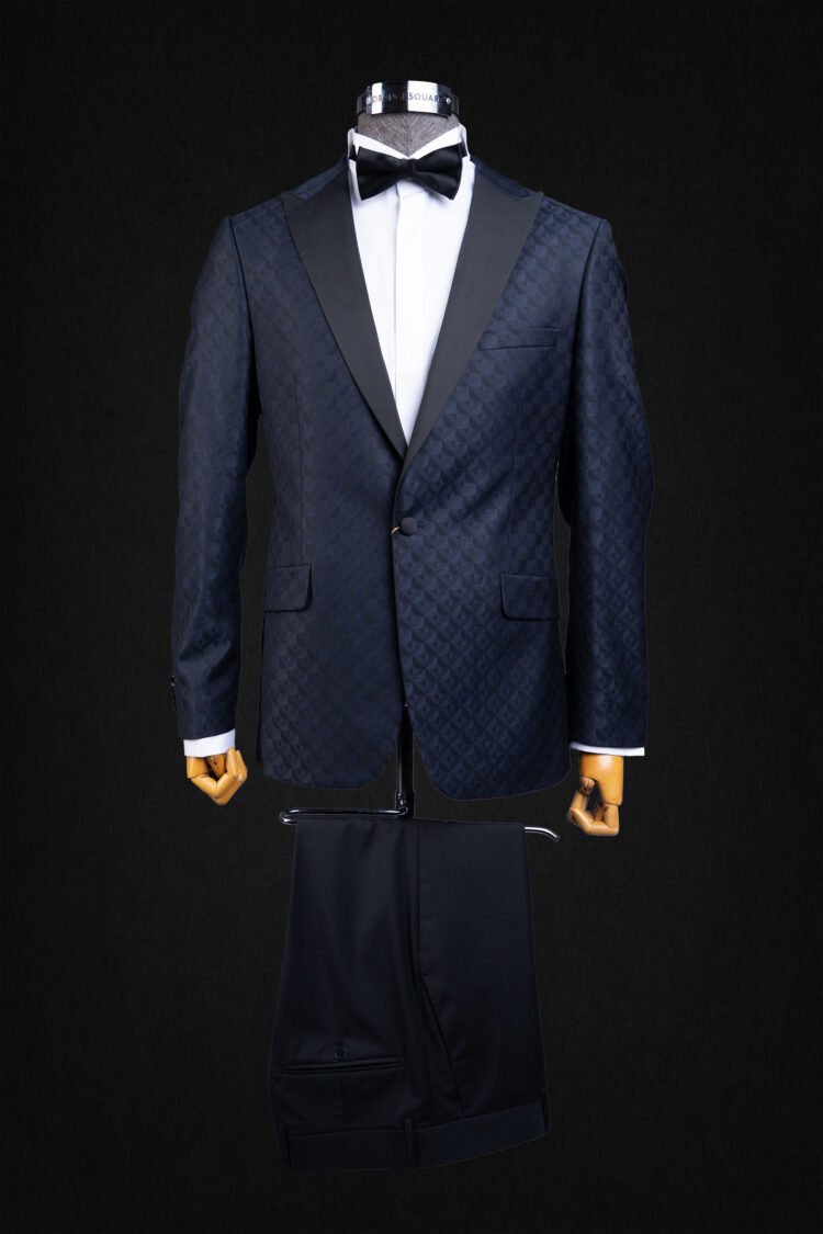 DARK BLUE TUXEDO SUIT