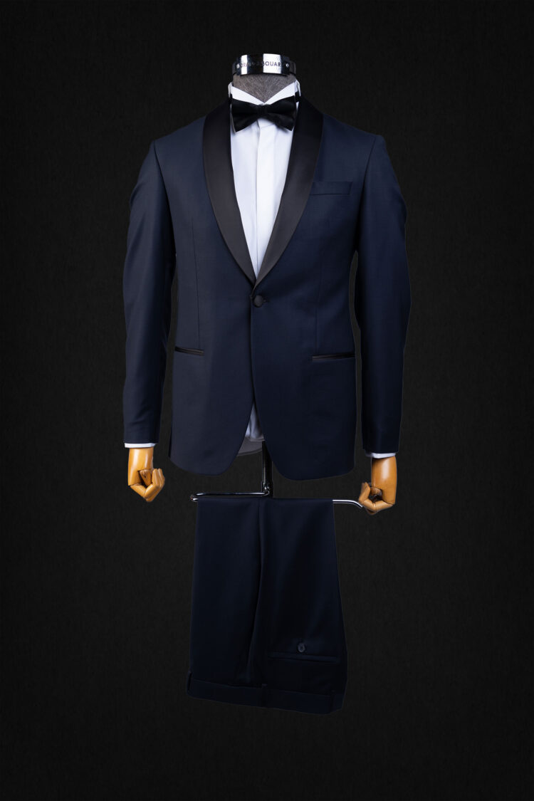 DARK BLUE TUXEDO SUIT 