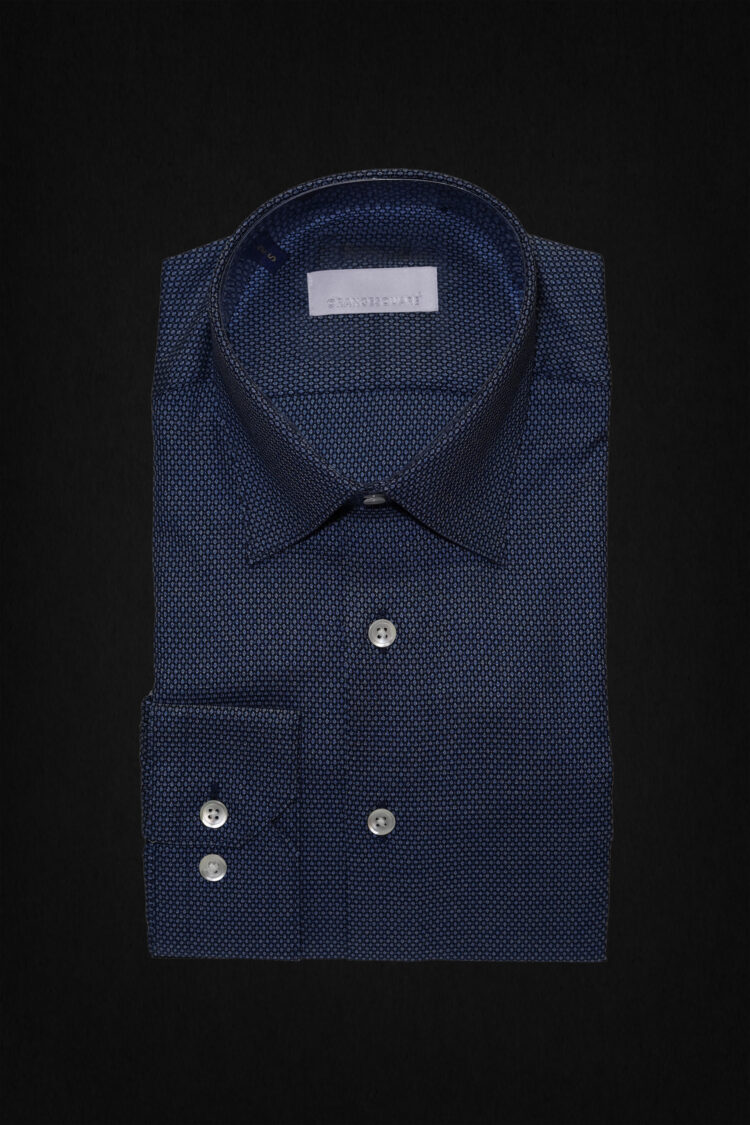 CLASSIC NAVY BLUE SHIRT.