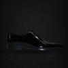 PATENT DERBY BLACK SHOE