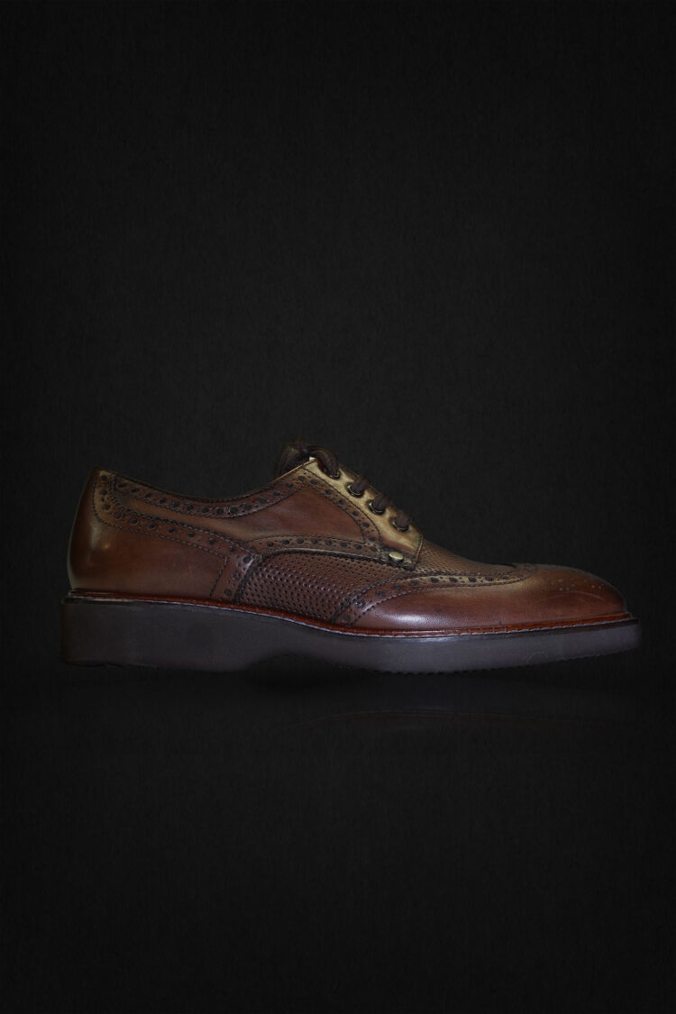 DERBY SOLE UP BROWN SHOE