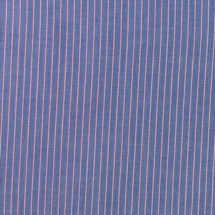 BLUE PINSTRIPE SHIRT FABRIC