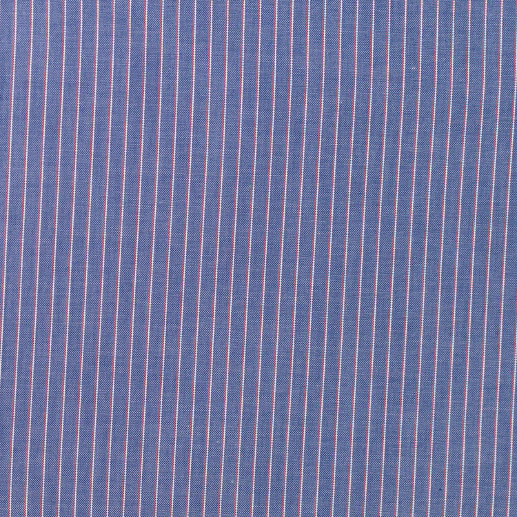 BLUE PINSTRIPE SHIRT FABRIC