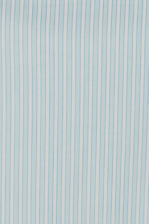 TURQUOISE PINSTRIPE SHIRT FABRIC