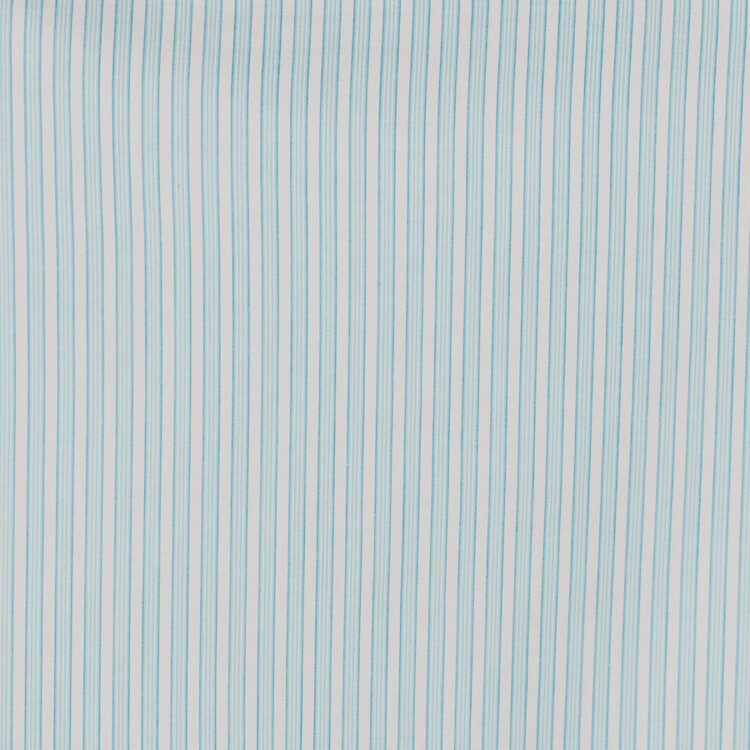 TURQUOISE PINSTRIPE SHIRT FABRIC
