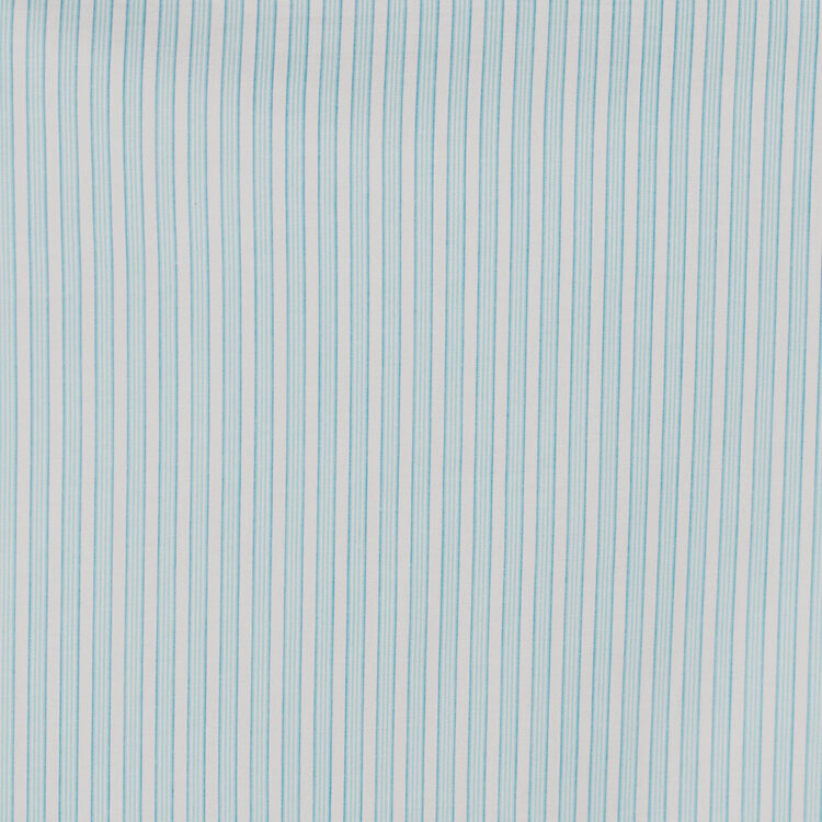 TURQUOISE PINSTRIPE SHIRT FABRIC