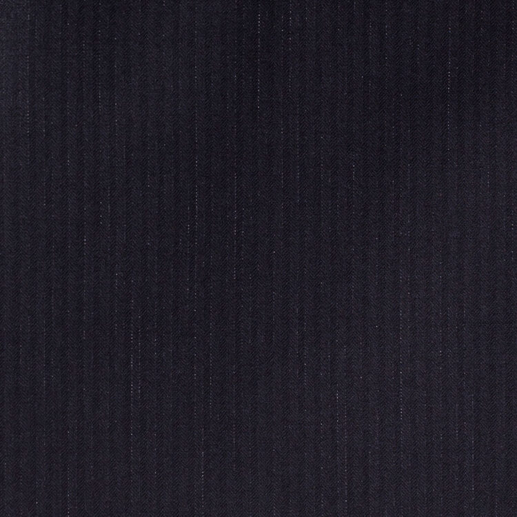 BLACK HARRINGBONE FABRIC