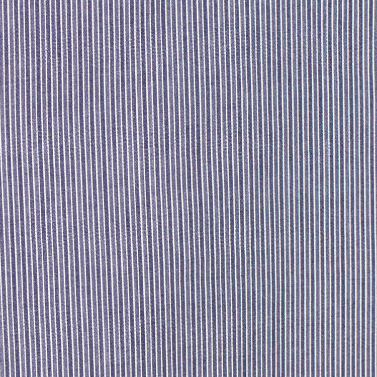 DARK BLUE PINSTRIP SHIRT FABRIC