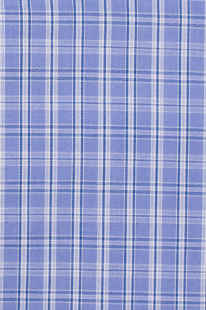 SKY BLUE PLAID CHECK SHIRT FABRIC