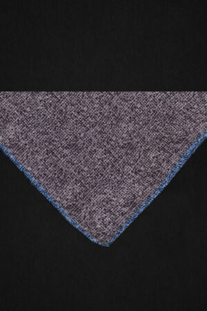 PLAIN DUSTY DARK GRAY POCKET SQUARE