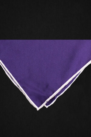 DARK PURPLE POCKET SQUARE