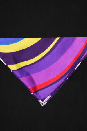 COLORED PURPLE POCKET SQUARE