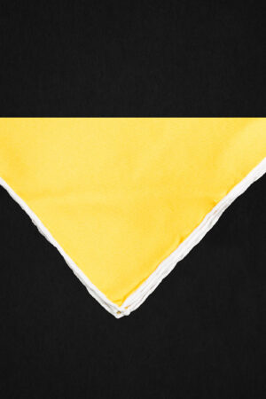 PLAIN YELLOW POCKET SQUARE