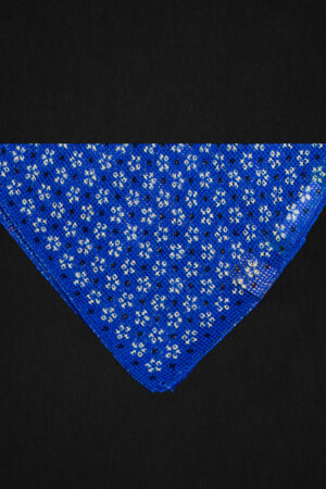 FLORAL BLUE POCKET SQUARE