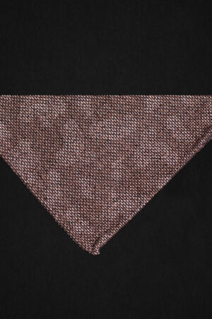 MILITARY BROWN POCKET SQUARE