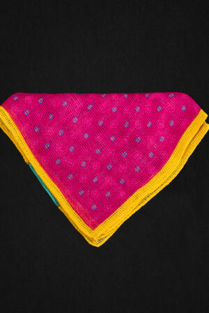 DOTTED PINK POCKET SQUARE