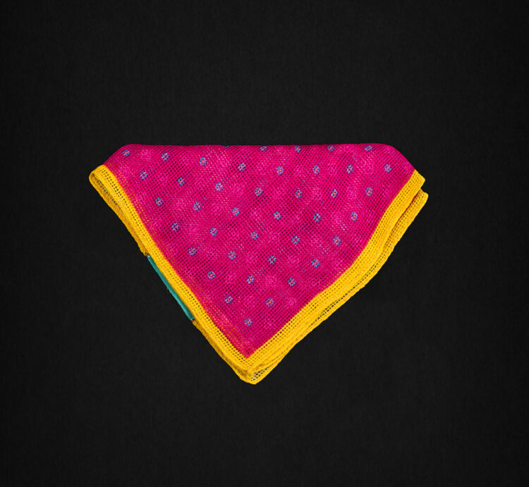 DOTTED PINK POCKET SQUARE