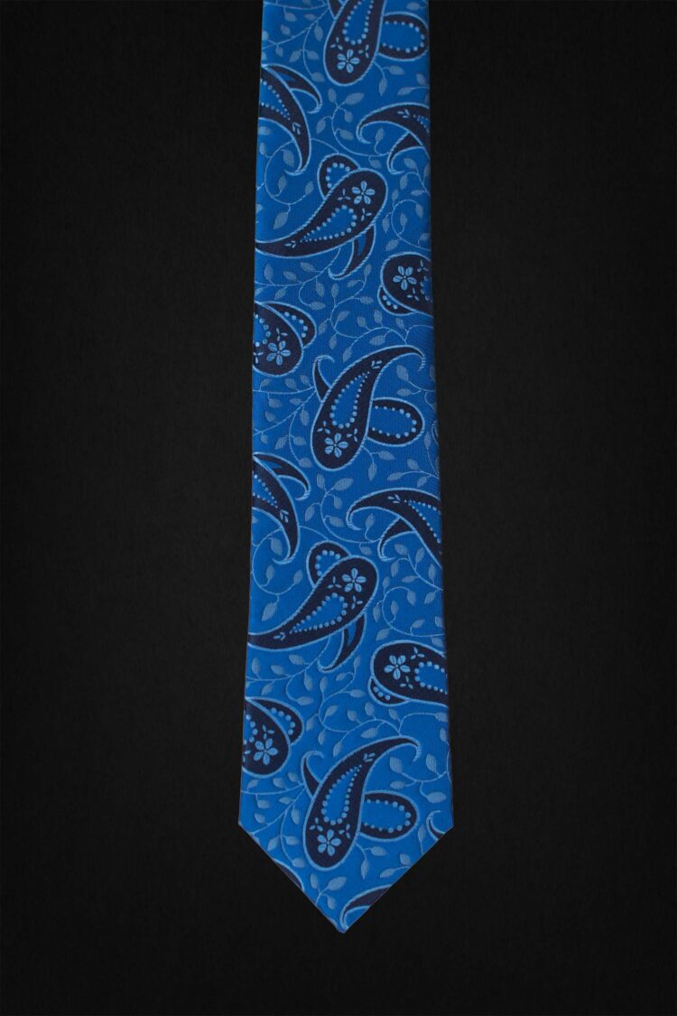 PAISLEY BLUE TIE 