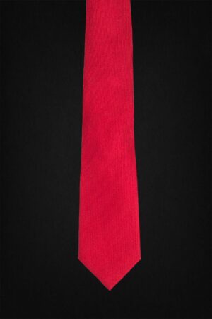 PLAIN RED TIE