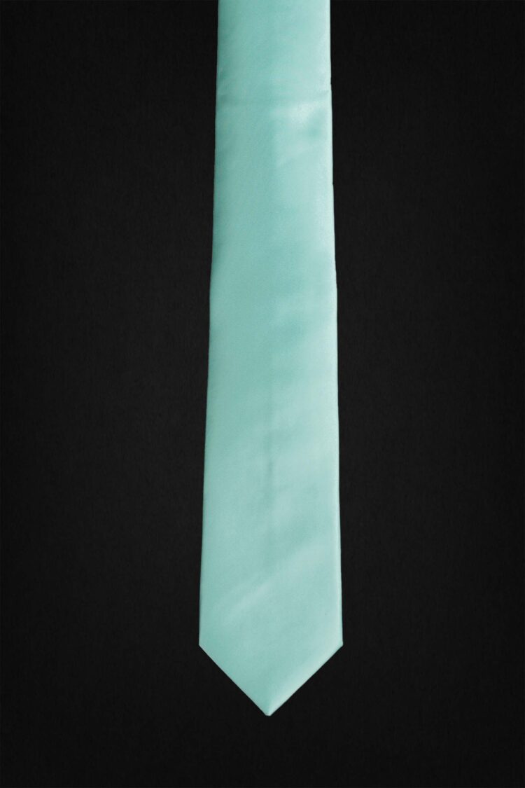 PLAIN TURQUOISE TIE