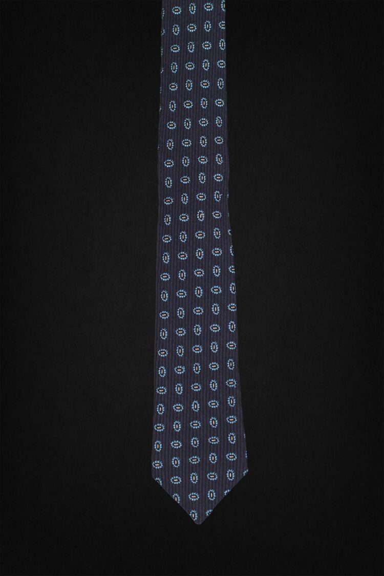 FLORAL BLACK TIE