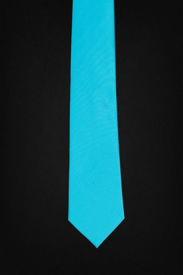 PLAIN TURQUOISE TIE