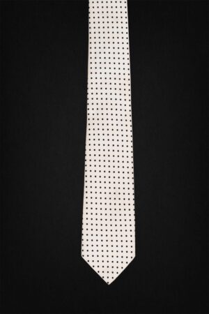 DOTTED BEIGE TIE