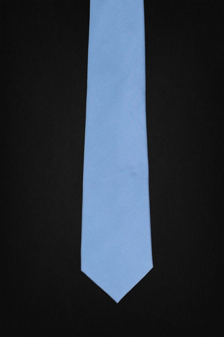 PLAIN LIGHT BLUE TIE