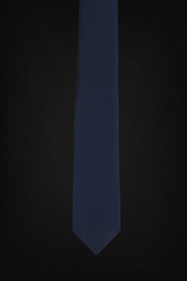 PLAIN DARK BLUE TIE