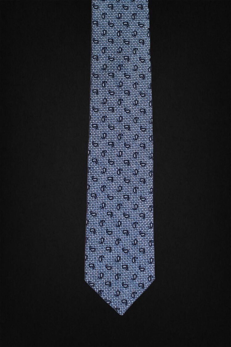 PAISLEY LIGHT BLUE TIE