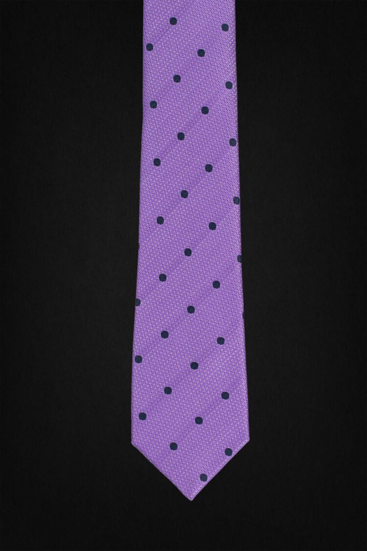 DOTTED MOUVE TIE