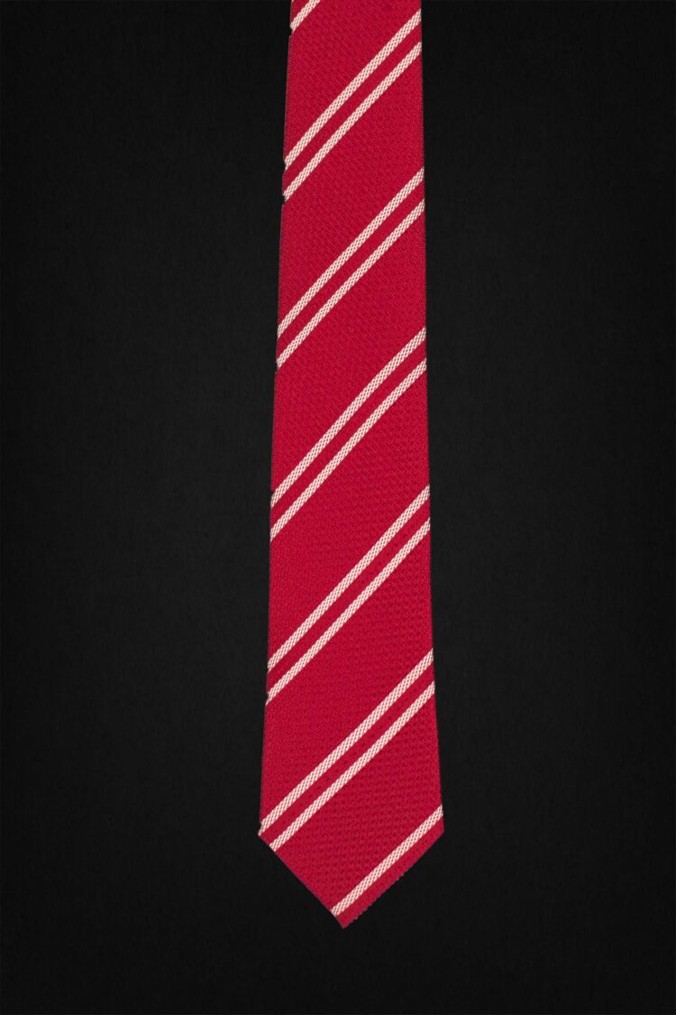 STRIPED RED TIE