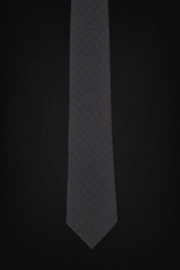 DOTTED BLACK TIE