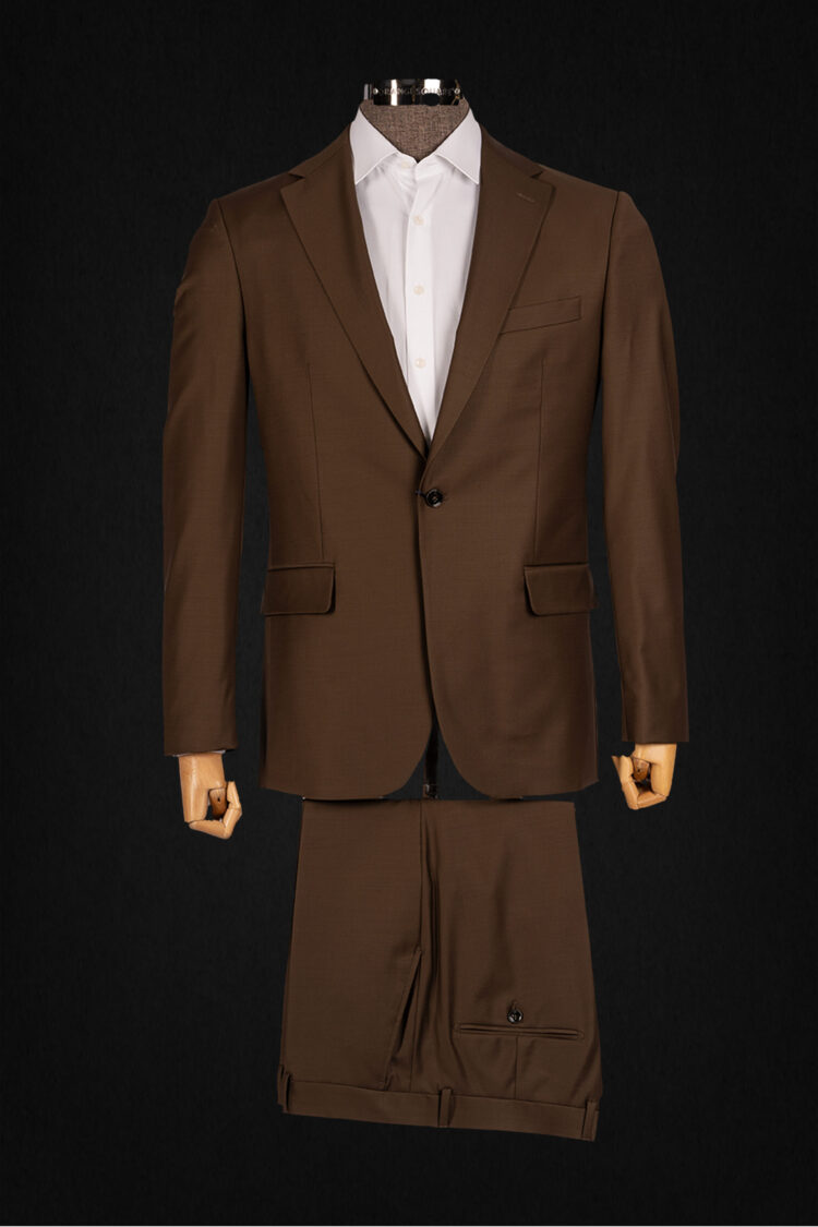 BROWN BUSINESS SUIT 