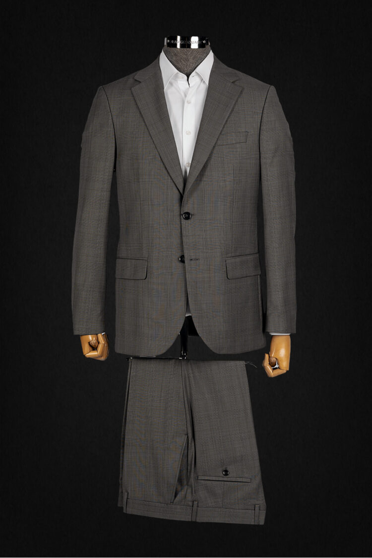 CHECK GRAY OCCASION SUIT