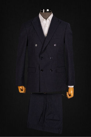 PIN STRIPE DARK BLUE OCCASION SUIT 