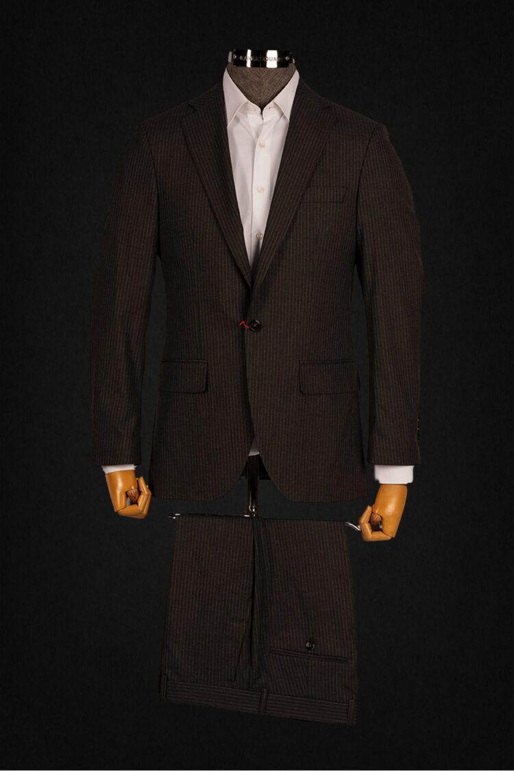 PIN STRIPE DARK GRAY OCCASION SUIT 