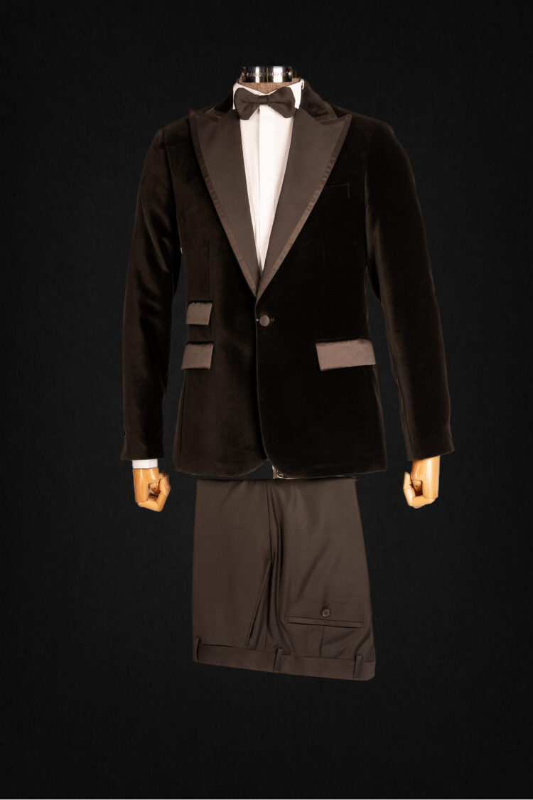 BLACK VELVET TUXEDO SUIT 