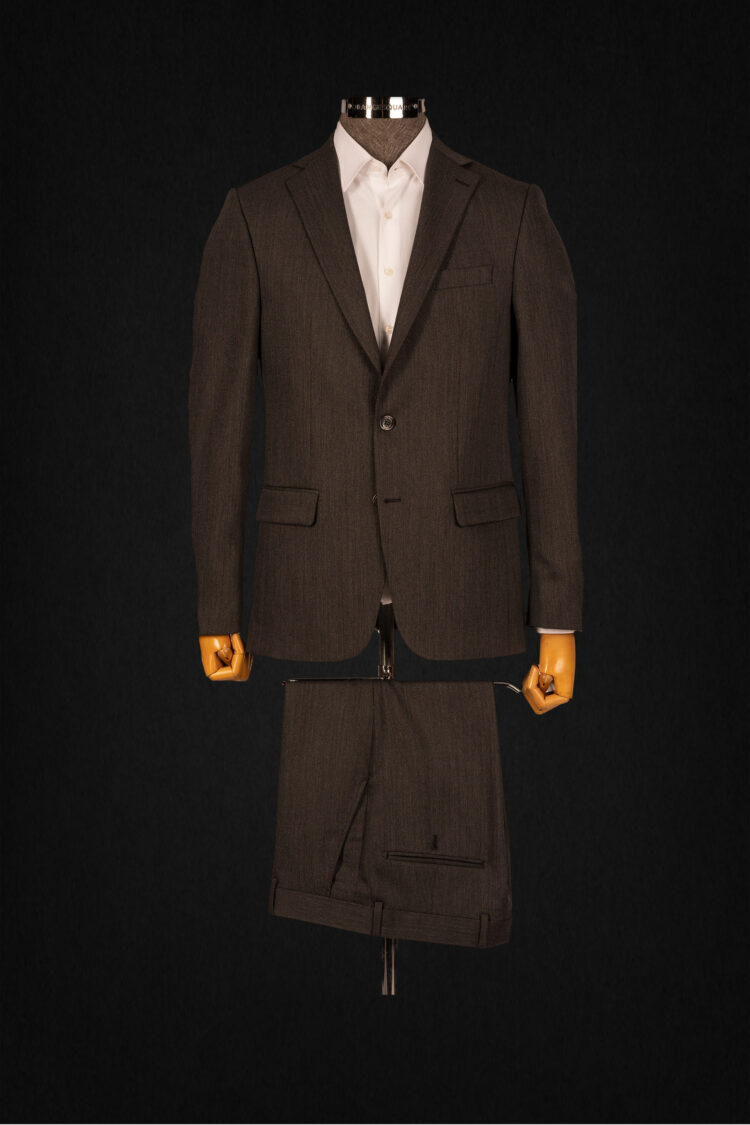 TWILL BROWN BUSINESS SUIT
