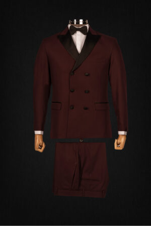 MAROON TUXEDO SUIT 