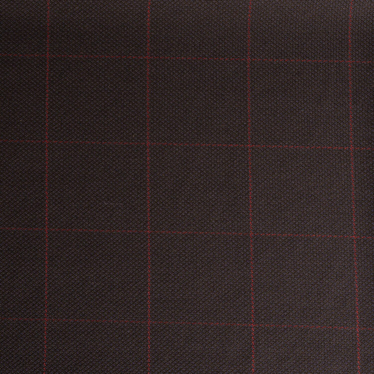 DARK BLUE WINDOWPANE FABRIC FOR BLAZER