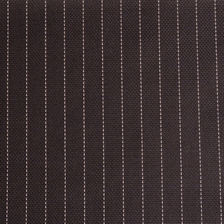 DARK BLUE PINSTRIPE FABRIC