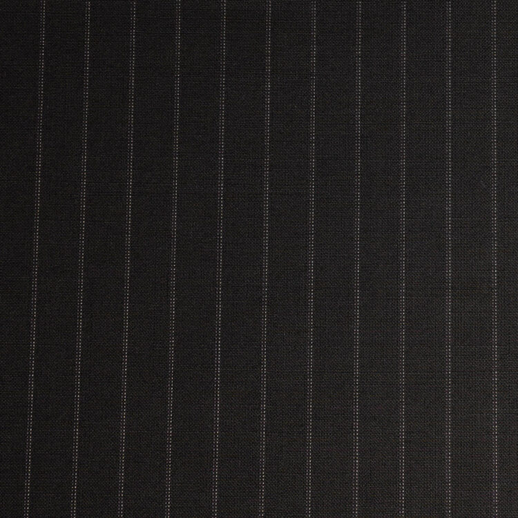 BLACK PIN STRIP FABRIC