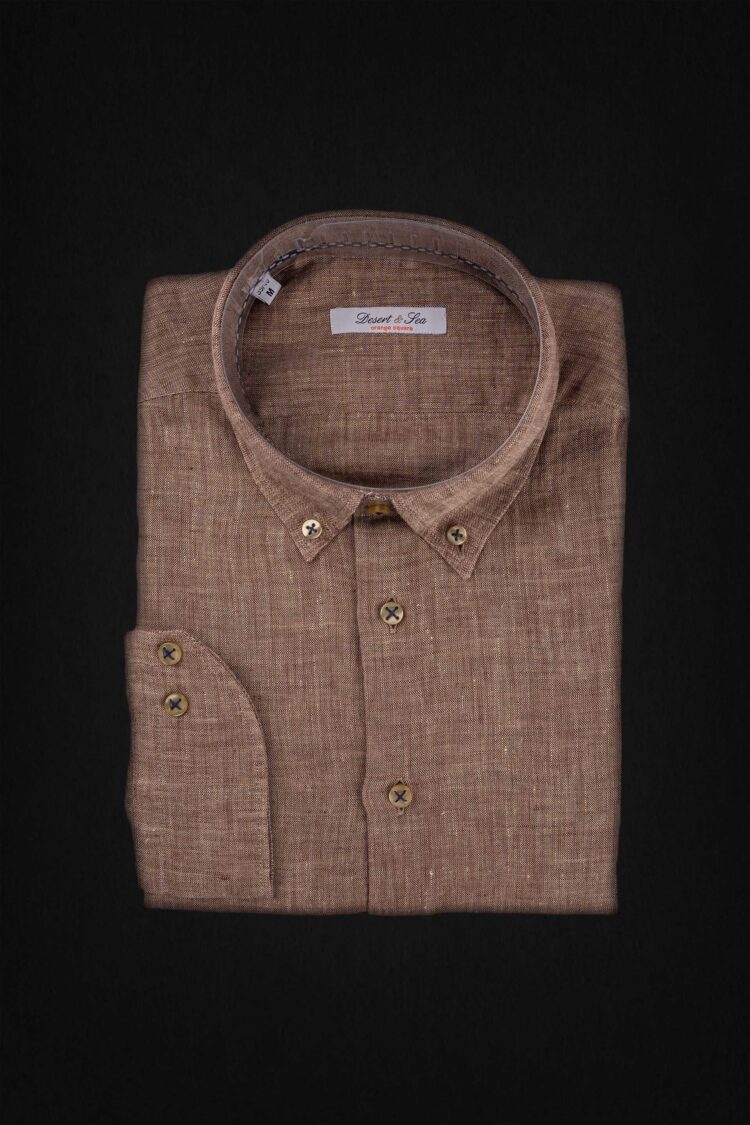 SUMMER BROWN SHIRT.